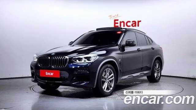 BMW X4 (G02) 2021 Черный из Кореи