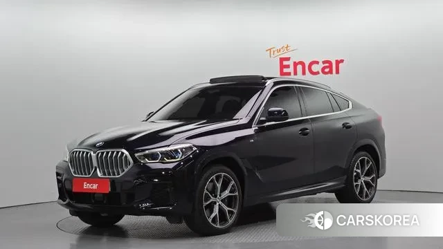 BMW X6 (G06) 2022 Черный из Кореи