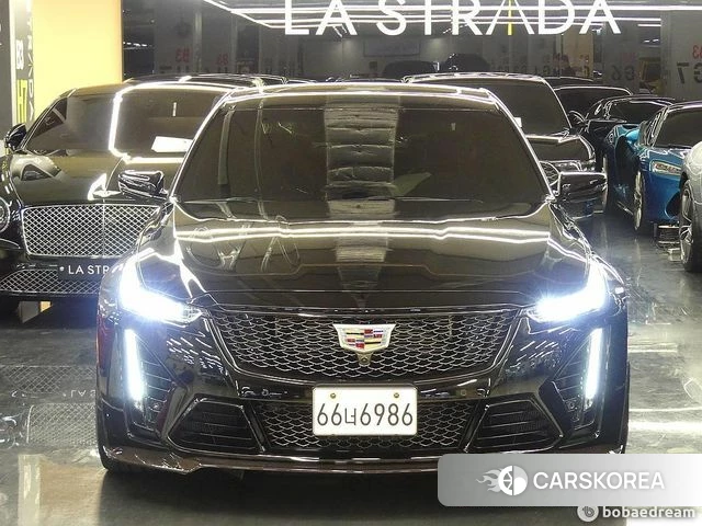 Cadillac CT5-V 2022 Черный из Кореи