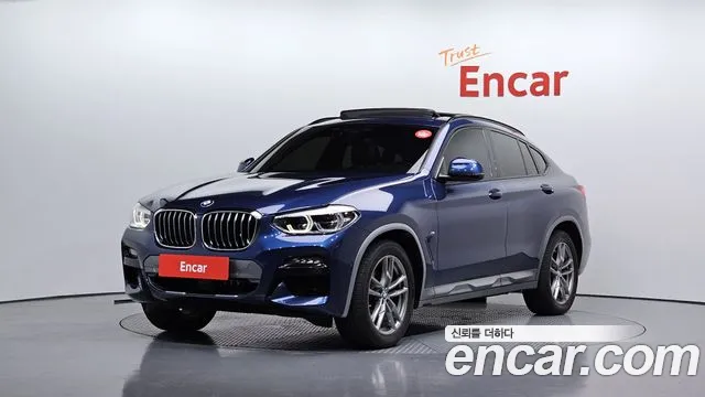 BMW X4 (G02) 2020 Синий из Кореи