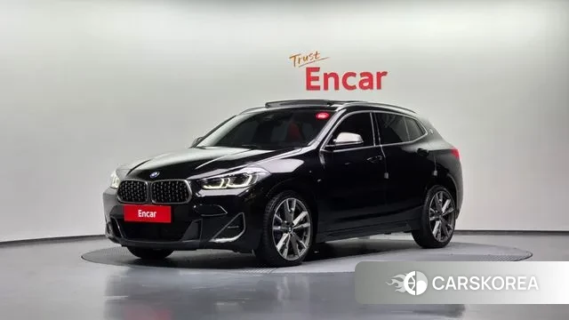 BMW X2 (F39) 2021 Черный из Кореи