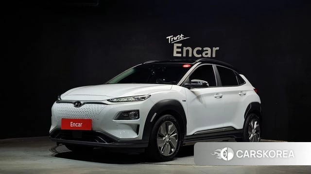 Hyundai Kona Electric 2018 Белый из Кореи