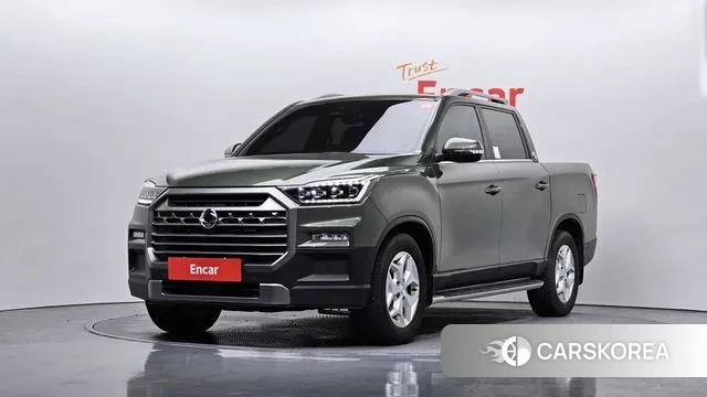 Ssangyong The New Rexton Sport 2024 Темно-зеленый из Кореи