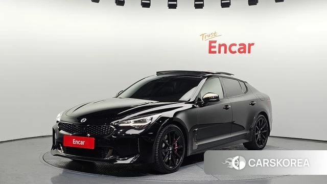 Kia Stinger 2018 Черный из Кореи