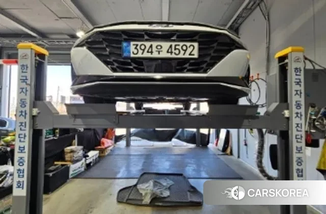 Hyundai Avante (CN7) 2022 Белый из Кореи