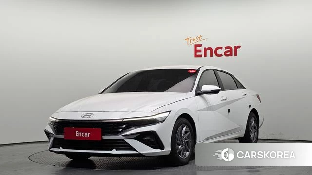 Hyundai The New Avante Hybrid (CN7) 2023 Белый из Кореи
