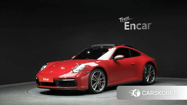 Porsche 911(992) 2020 Красный из Кореи