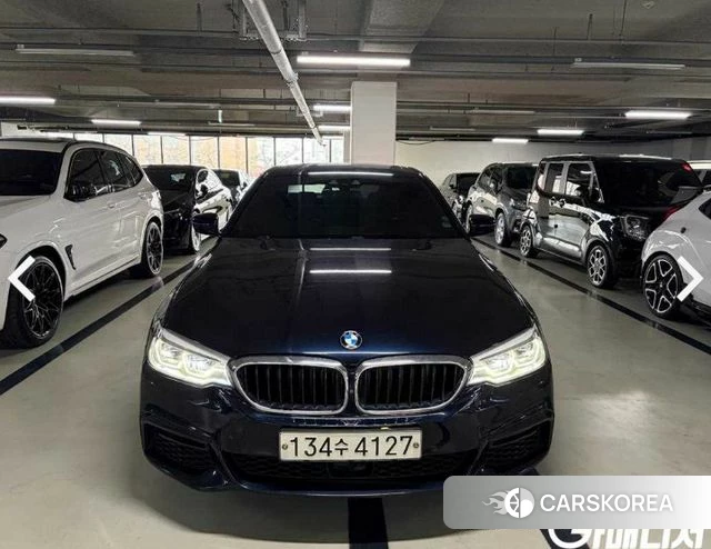 BMW 5 Series (G30) 2019 Синий из Кореи