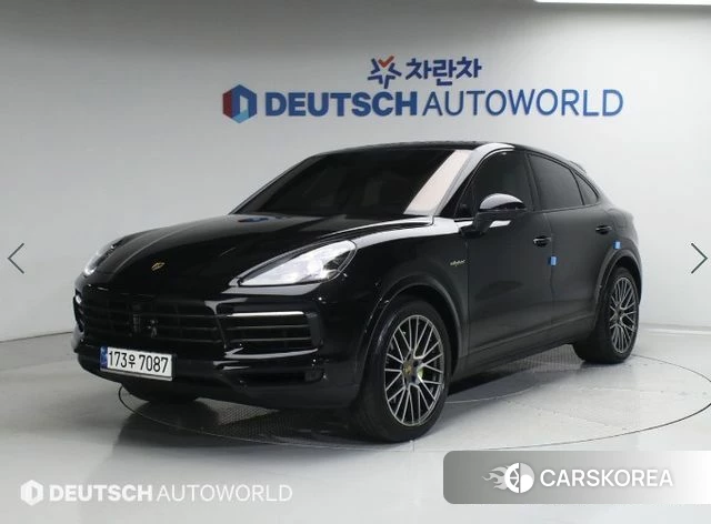 Porsche Cayenne (PO536) 2022 Черный из Кореи