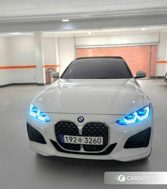 BMW 4 Series (G22) 2022 Белый из Кореи