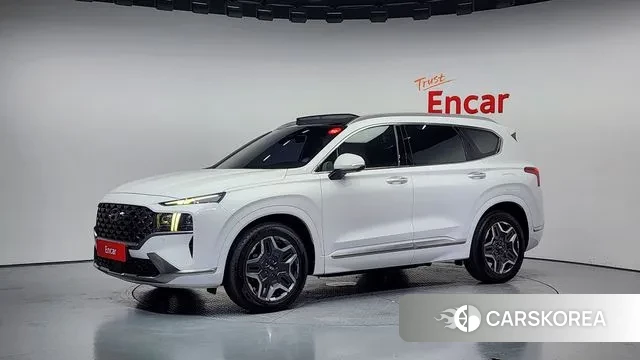 Hyundai The New Santa Fe 2022 Белый из Кореи