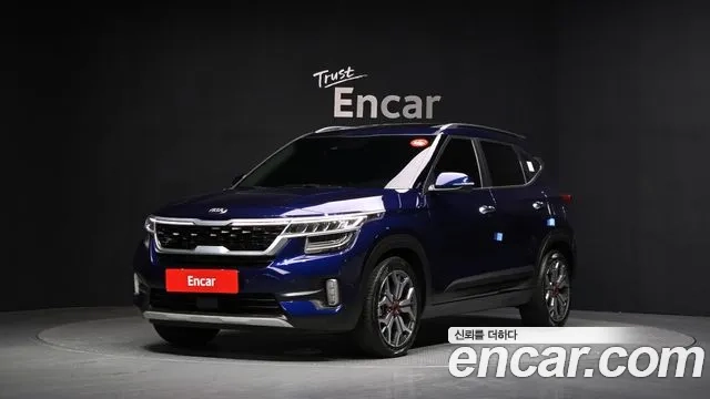 Kia Seltos 2021 Синий из Кореи