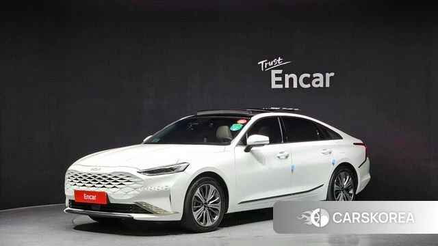 Kia K8 Hybrid 2022 Белый из Кореи