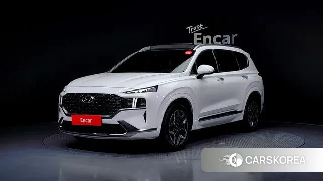 Hyundai The New Santa Fe 2022 Белый из Кореи