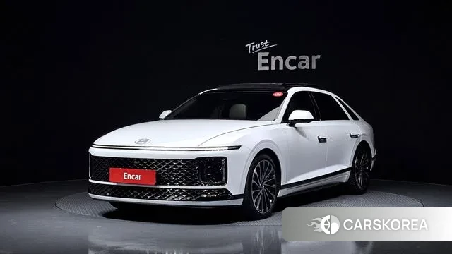 Hyundai Grandeur Hybrid (GN7) 2023 Белый из Кореи