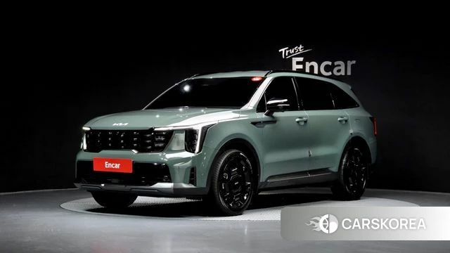 Kia The New Sorento 4th Generation 2023 Зеленый из Кореи