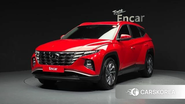 Hyundai Tucson Hybrid (NX4) 2023 Красный из Кореи