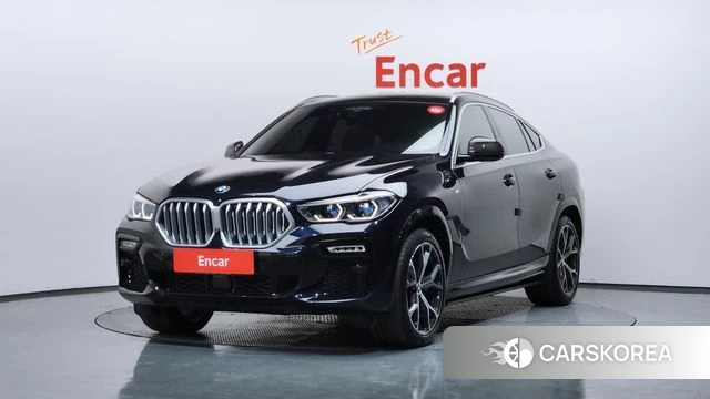 BMW X6 (G06) 2021 Синий из Кореи