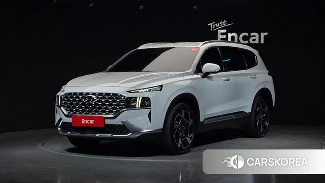 Hyundai The New Santa Fe 2021 Белый из Кореи