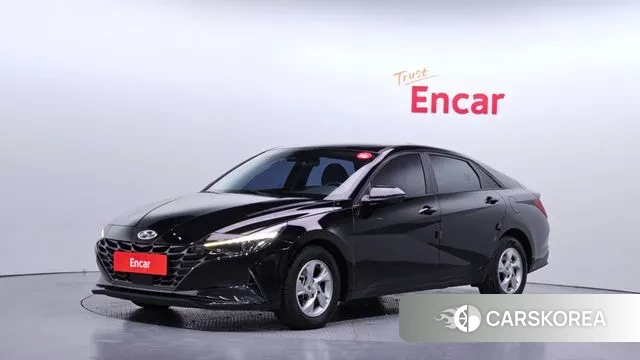 Hyundai Avante (CN7) 2021 Черный из Кореи