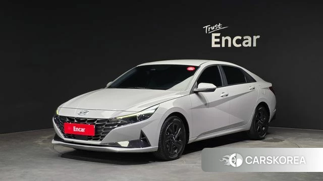 Hyundai Avante Hybrid (CN7) 2022 Серебристо-серый из Кореи
