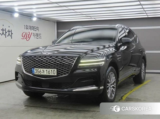 Genesis GV80 2021 Черный из Кореи