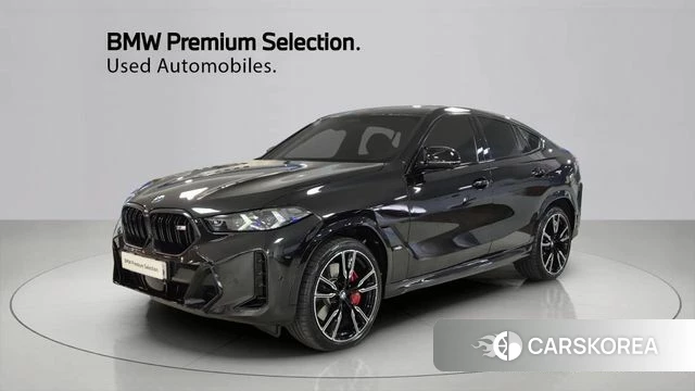 BMW X6 (G06) 2024 Черный из Кореи