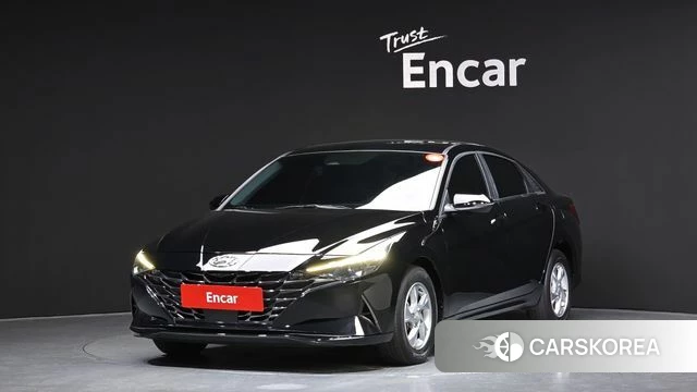 Hyundai Avante (CN7) 2021 Черный из Кореи