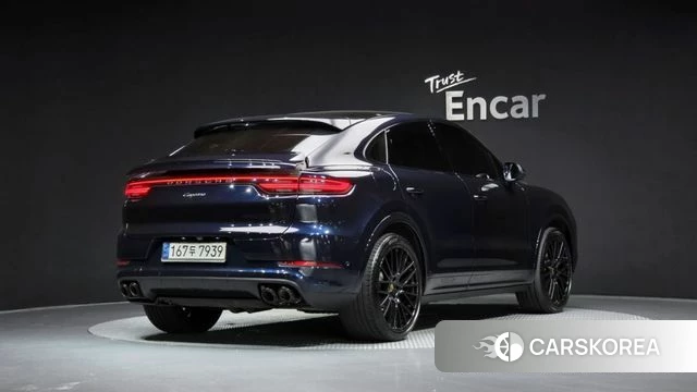 Porsche Cayenne (PO536) 2021 Синий из Кореи