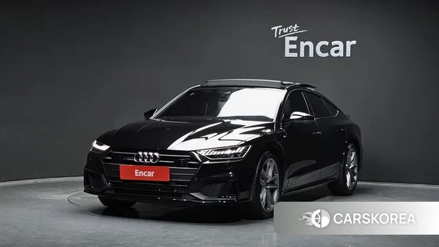 Audi A7 (4K) 2022 Черный из Кореи