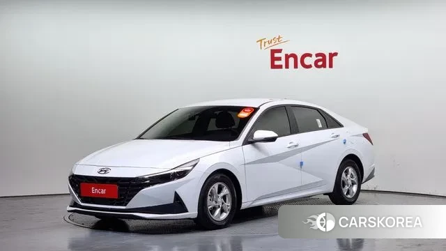 Hyundai Avante (CN7) 2022 Белый из Кореи