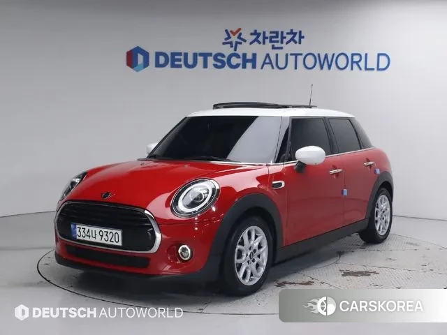 Mini Cooper 2021 Красный из Кореи