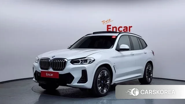 BMW iX3 2022 Белый из Кореи