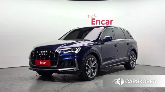 Audi Q7 (4M) 2020 Синий из Кореи