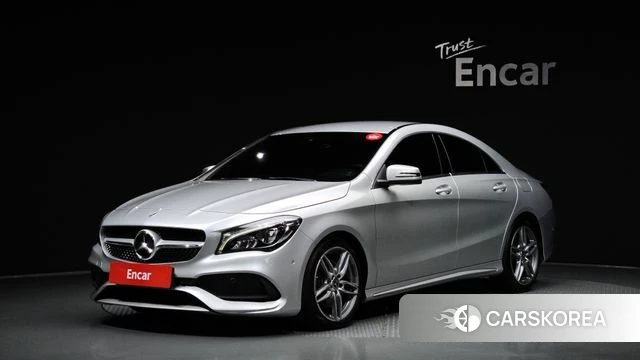 Mercedes-Benz CLA-Class C117 2018 Серебристо-серый из Кореи
