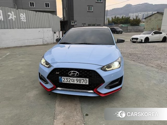 Hyundai Veloster (JS) 2018 Небесно-голубой из Кореи