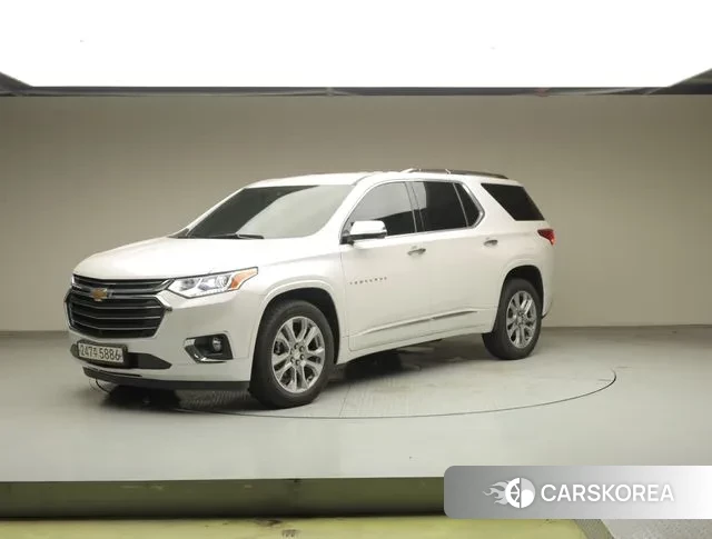 Chevrolet (GM Daewoo) Traverse 2021 Белый из Кореи