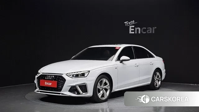 Audi A4 (B9) 2022 Белый из Кореи