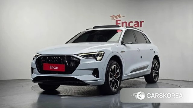 Audi e-Tron 2021 Белый из Кореи