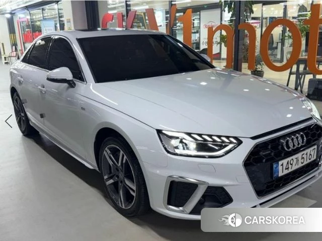 Audi A4 (B9) 2021 Белый из Кореи