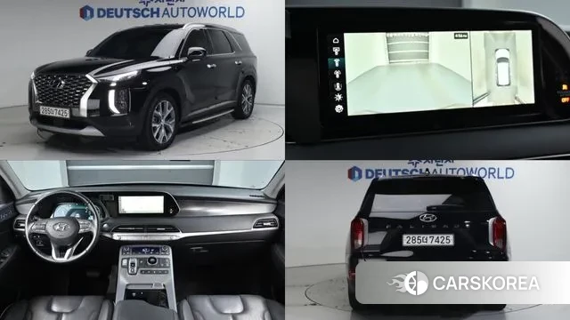 Hyundai Palisade 2021 Черный из Кореи