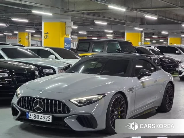 Mercedes-Benz SL-Class R232 2023 Серебристо-серый из Кореи