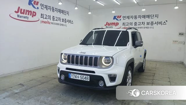 Jeep Renegade 2021 Белый из Кореи
