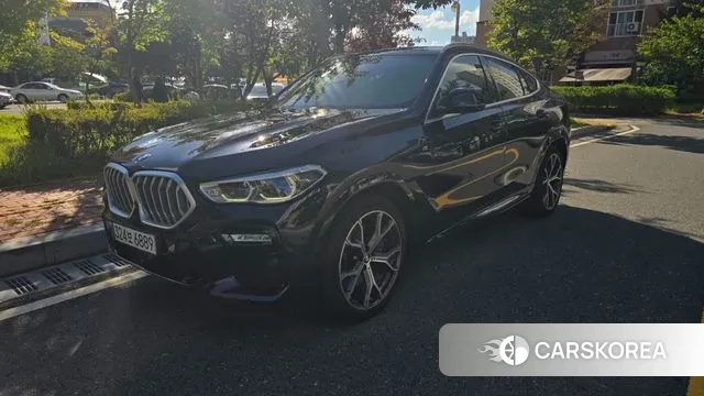 BMW X6 (G06) 2021 Черный из Кореи