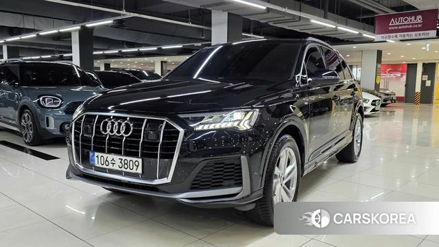 Audi Q7 (4M) 2021 Черный из Кореи