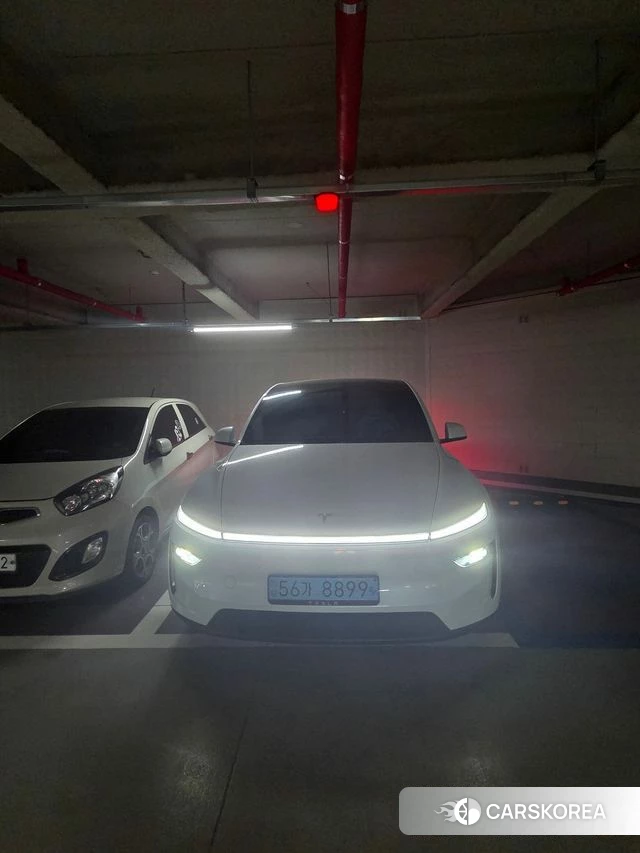 Tesla Model Y 2025 Белый из Кореи
