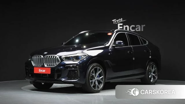 BMW X6 (G06) 2022 Черный из Кореи