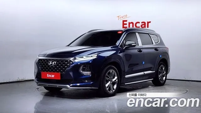 Hyundai Santa Fe TM 2018 Синий из Кореи