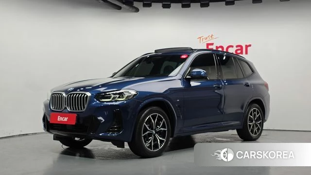 BMW X3 (G01) 2023 Синий из Кореи