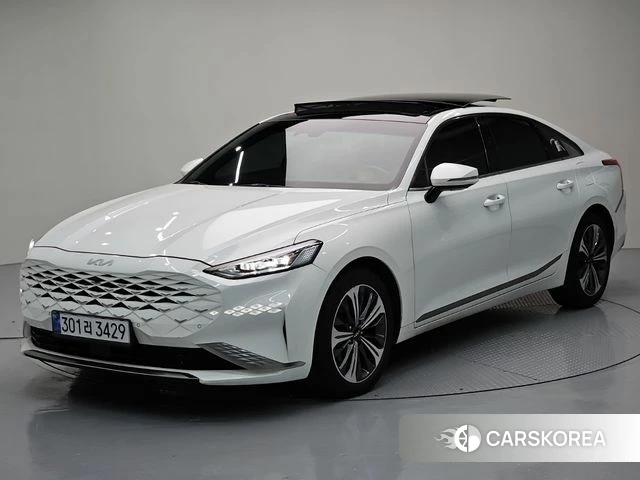 Kia K8 Hybrid 2021 Белый из Кореи